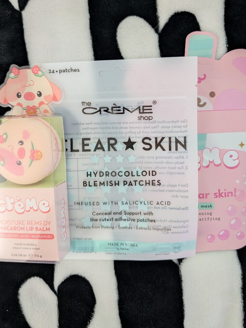 Clear Skin Hydrocolloid Blemish Patches & Moisture Remedy Macaron & Mask Bundle